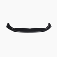 Divisor de Parachoques Delantero Negro Brillante ABS para Volkswagen Polo AW MK6 2018 2022