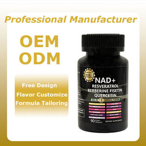 Suplementos de NAD+ de Marca Privada, Cápsulas de Nicotinamida Ribósido NAD+ con Resveratrol, Cápsulas de Vitamina B3 de 500 mg - Product Image 6