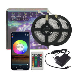 Joystar bán buôn dễ dàng để cắt <span class=keywords><strong>RGB</strong></span> linh hoạt Dimmable CCT 24V <span class=keywords><strong>12V</strong></span> 8.8 mét wifi thông minh 30m 100ft LED Strip ánh sáng Wifi ứng dụng điều khiển - Product Image 1