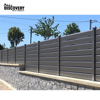 Panneaux en aluminium de barrière de lamelle d'auvent de bleu de ciel enduits par poudre pour le panneau horizontal de barrière de sécurité de jardin de jardin