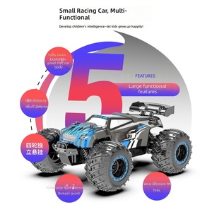 Coche RC <span class=keywords><strong>JJ</strong></span> 1/18 2WD con Luces LED, Vehículo de Carreras RC de Alta Velocidad de 15 KM/H, Coche RC Todoterreno para Escalar, Juguete para Niños Principiantes - Product Image 3