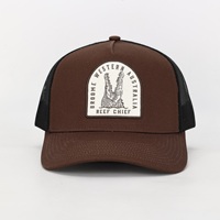 Gorra de camionero desgastada deportiva con logotipo de parche bordado personalizado al por mayor gorras OEM de alta calidad para malla de lona de pesca de rendimiento