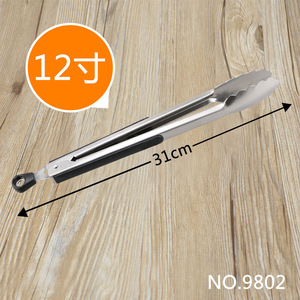 Pinzas de cocina de acero inoxidable de 12 pulgadas para alimentos, pan y barbacoa, pinzas de cocina para barbacoa, para adquisición transfronteriza. - Product Image 5