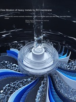Filtre à eau domestique et hôtelier à osmose inverse RO, 10 pouces, haute capacité 600 GPD, écologique, autonettoyant, intelligent, prix usine