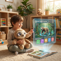 Sloth AI Electric Interactive Plush Toy Cuteyeah CL129 2026 New Arrival Gift for Kids Soft Stuffed Animal Holiday Mystery Box