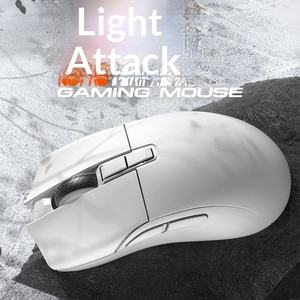 ดาร์โมชาร์ค <span class=keywords><strong>N3</strong></span> PRO 8K ไตรโหมดเมาส์สำหรับเล่นเกมไร้สาย PAW3395 26000 DPI Realtek 500mAh 125 ชมสำหรับพีซีอีสปอร์ต - Product Image 4