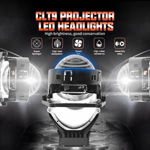 Chenlang <span class=keywords><strong>moins</strong></span> cher 130W feux de croisement 3.0 pouces RHD LHD coupe plate Film bleu Laser Bi Led projecteur lentille phares accessoires de voiture - Product Image 2