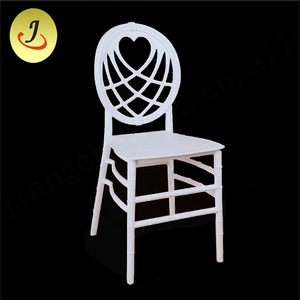 เก้าอี้โรงแรมพลาสติกสีขาวแบบวางซ้อนกันได้ - Product Image 1