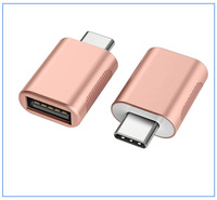NOUVEAU Adaptateur en alliage de zinc usb Type C type-c Male vers USB 3.0 Female Metal Converter OTG Phone Adapter