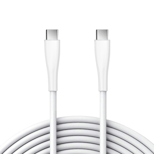 Trắng 3.3ft 60W USB-C để USB-C nhanh chóng sạc cáp TPE nylon bện 0.48Gbps chuyển cho macbook không khí/Pro pixel 2/2 XL - Product Image 1