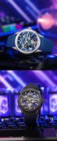 Montre mécanique personnalisée OEM/ODM en acier inoxydable, montre-bracelet automatique, logo personnalisé, design de luxe, vente en gros de montres pour hommes