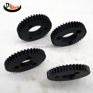 Engrenages Coniques en Nylon Bleu Usinés CNC de Précision Personnalisée M0.5-M3 Module 15-120 Dents Alésage Pilote/Entreaxe - Product Image 4