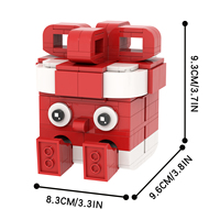 MOC1710 Juego de Bloques de Construcción Educativos de 257 Piezas en Caja de Regalo, Juguetes de Peluche Compatibles, Bajo MOQ, Gran Venta, Juguetes para Niños