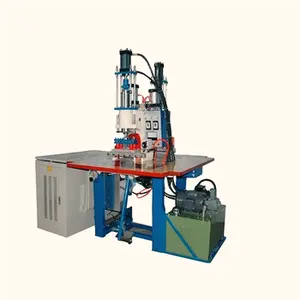 Factory Wholesale 5KW Double Head Pneumatic + Hydraulic PU leather RF Embossing Machine for TPU Leather Embossing