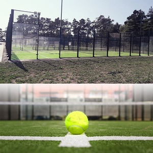 Cancha de Pádel panorámica con vista completa de calidad superior con certificación CE, cancha de Pádel <span class=keywords><strong>artificial</strong></span>, <span class=keywords><strong>precio</strong></span> de fábrica - Product Image 5