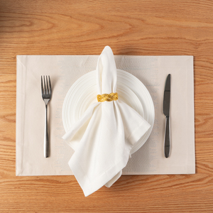 Polyester Tùy Chỉnh Cutwork Mô Hình In Ấn Lễ Hội Hình Vuông Vải Lanh Vải Có Thể Giặt Placemat Cho Bàn Ăn Nhà Bếp - Product Image 3