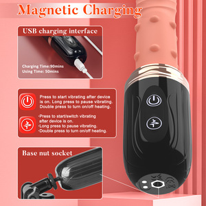 Máquina Sexual 4 en 1 con 10 Vibraciones y 5 Modos de Empuje, con Calefacción y Control Remoto, Vibrador de Punto G, Dildo, Masturbador Femenino para Adultos - Product Image 3