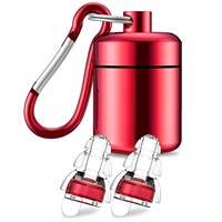 Bouchons d'oreilles de concert haute fidélité SNR 23db Protection auditive antibruit en silicone avec fonction de sécurité pour les concerts