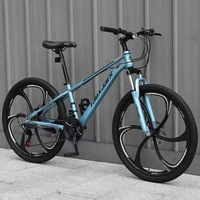 Vélo de montagne professionnel en gros de 26 pouces, 21 vitesses, avec frein à disque et fourche à suspension |   VTT pour adultes |   Structure en acier