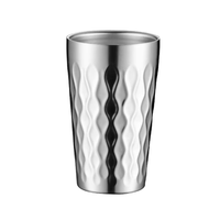Tasse à eau isolée à double paroi en acier inoxydable 304, très vendue, pour café, lait, maison, restaurant, fête, camping, voyage