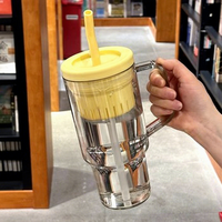 Nouvelle gourde isotherme portable grande capacité, design simple et frais, haute valeur esthétique, pour l'été
