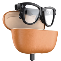 Lunettes Intelligentes M02 Technologie Noire Pixel 800W avec Boîtier Rechargeable, Transmission Wifi, Reconnaissance d'Images et Traduction IA