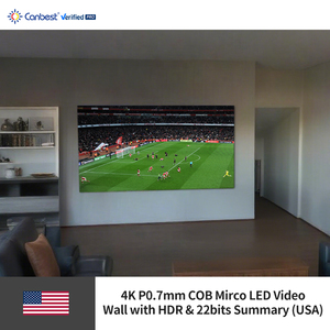 Canbest Micro COB 8K p0.9 p1.2 p1.5 siêu mỏng Màn hình LED trong nhà cong LED hiển thị pantalla LED bức tường video cho rạp hát tại nhà - Product Image 5
