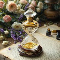 Bouteille de parfum personnalisée en verre de Cologne transparente belle forme unique 30ml 50 ml 100ml parfm flasche parfum vintage décanter