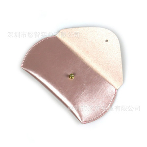 Étui pour souris en cuir PU avec logo personnalisé, sac de rangement pour écouteurs, sac de rangement pour produits numériques, étui de protection - Product Image 1