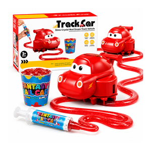 Pocket Size <b>Slime</b> Track Car Rapid Charging Circular Motion Curve Builder Office Break Unwinding Seasonal Giveaway Item - Product Image 1