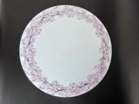 Carré peint acrylique napperon Table à manger tapis plaque napperon usine personnalisé imprimé rond Lucite chargeur assiettes mariage