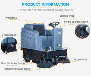Chariot de nettoyage Chariot à cadre en acier inoxydable Aspirateur électrique à batterie à monter - Product Image 2