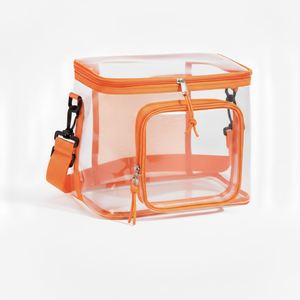 Sac de rangement étanche en TPU transparent avec fermeture éclair, sac de toilette et de pique-nique, grande capacité, portable, personnalisable en usine - Product Image 2