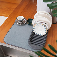 Étagère de rangement pour vaisselle et bols, multifonctionnelle, en plastique PP, à double niveau, antidérapante, durable, de type sur pied, moderne, simple, non pliable