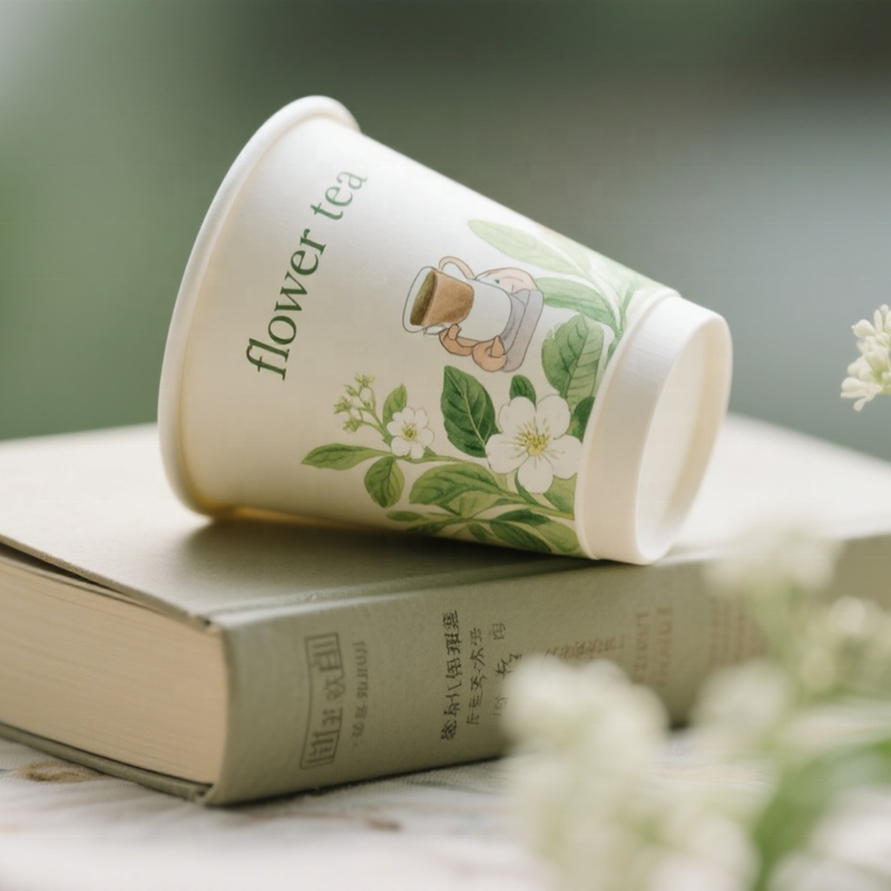 Disposable Double Wall Paper Cups Custom Thickened Coffee Hot Drink Packaging Paper Cup