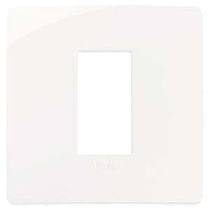 Vimar Plana Up 1M White <b>Wall</b> <b>Plate</b> 9.7x12.5cm - Product Image 1