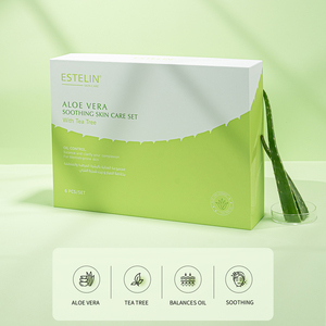 ESTELIN Nouvelle Arrivée - Coffret Soin Apaisant et Hydratant à l'Aloe Vera (6 Pièces) : Sérum, <span class=keywords><strong>Crème</strong></span> et Tonique - Product Image 5