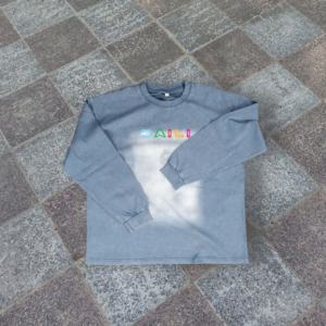 Sudadera de Hombre Estilo Hip-Hop, Cuello Redondo, Estampado con Lavado Ácido, 100% Algodón, Corte Holgado - Product Image 2