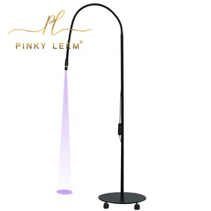 Pinky Leem Hot Sale tragbare UV-Wimpern lampe Verlängerung UV-LED-Lampe für Wimpern verlängerungen Fuß pedal UV-Licht Wimpern lampe