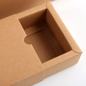 Hộp Trượt Giấy Tráng Kích Thước Tùy Chỉnh Có Nắp Hộp Ngăn Kéo Kéo Giấy Kraft Cho Quần Áo Áo Phông Giày Đồ Lót - Product Image 2