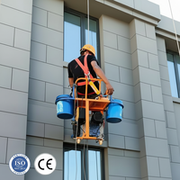 Plateforme élévatrice suspendue électrique monoplace, conception industrielle, ZLP, petite plateforme de travail pour la construction et le nettoyage de bâtiments