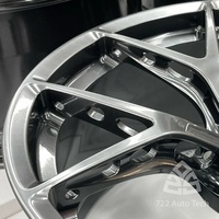 Jantes 722Auto Monoblock forgées chromées à rayons squelettiques concaves profonds 18 19 20 pouces 5x112 5x120 pour BMW M4 Mercedes AMG Audi RS5
