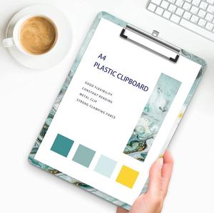 Customizable Creative New A4 Transparent File Clip Board Acrylic and Metal Writing Pad with Plastic Material - Product Image 4