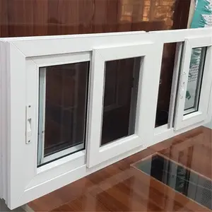 土耳其风格 PVC upvc 型材门窗与良好的价格