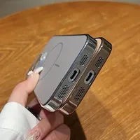 Coque arrière rigide mate antichoc en ABS trempé AG Nano de luxe, style Chinoiserie, pour iPhone 16 15 14 Plus 13 12 Pro Max (vente en gros)