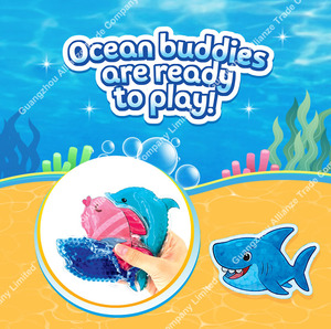 Offre Spéciale : Jouets Squishy Orbeeze Remplis – Série Animaux Marins à Presser : Dauphin, Méduse, Hippocampe, Tortue, Requin, Poisson - Product Image 3