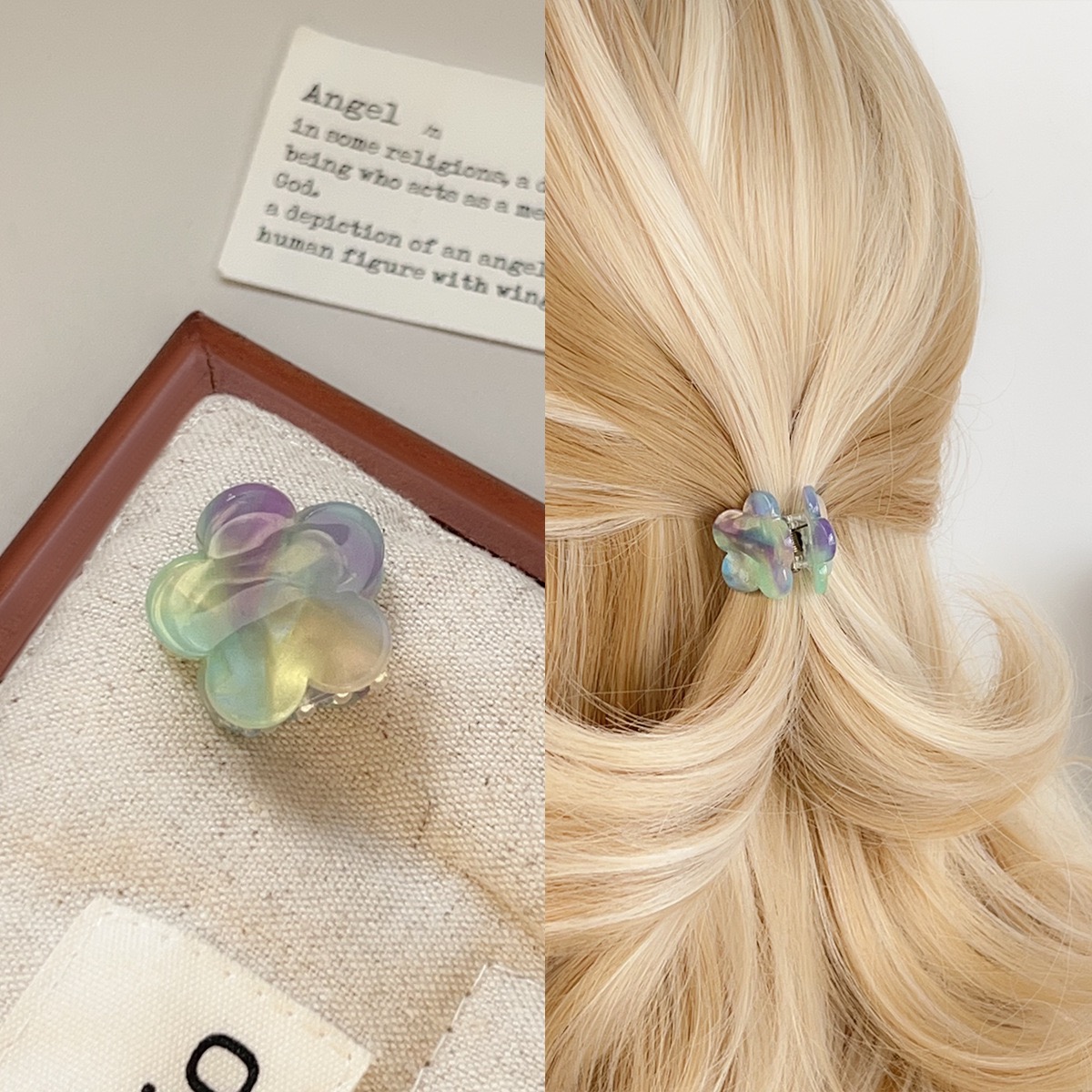 1 violet bleuté 2,3 cm