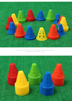 Jeu de cônes d'entraînement de football Offre Spéciale jeu de sports de plein air en gros cônes d'agilité de football pour enfant adulte Mini cônes pratique