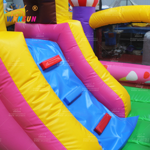 WINSUN Nuevo Diseño de Trampolín Inflable para Niños al Aire Libre, Sala de Juegos con Diseño de Dulces, Material de PVC, Libre de Plomo, Ignífugo e Impermeable - Product Image 6