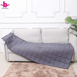 <span class=keywords><strong>Couverture</strong></span> <span class=keywords><strong>lestée</strong></span> personnalisée en polyester et coton pour soulager l'anxiété, <span class=keywords><strong>couverture</strong></span> lourde pour un sommeil profond, vente en gros d'usine - Product Image 3